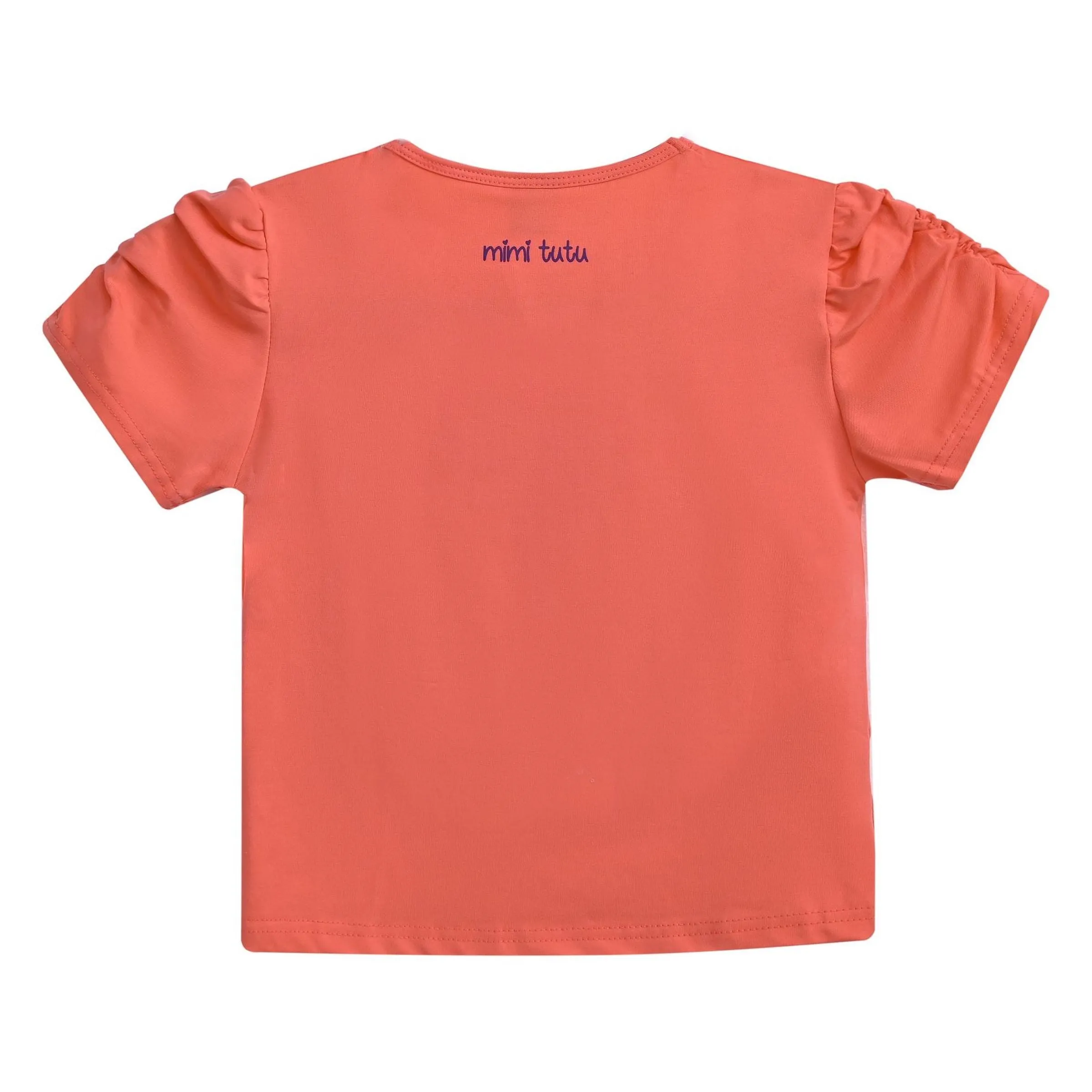 Orange Puppy Applique T-Shirt