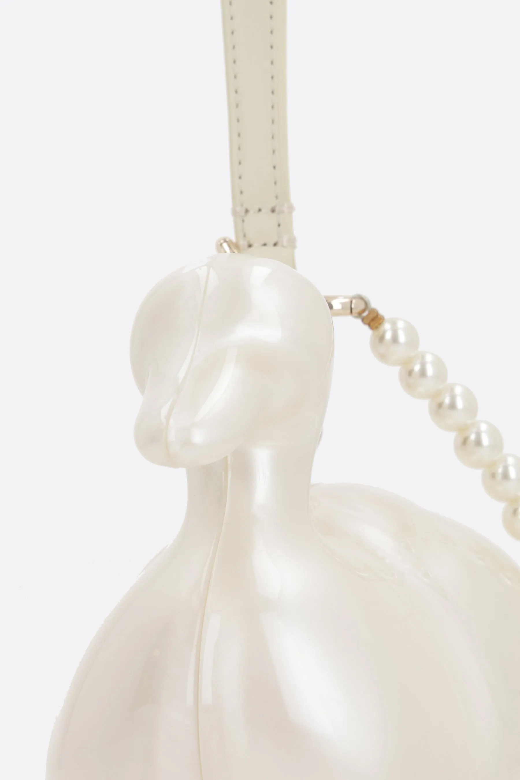 Pearl Duck bag in Perspex