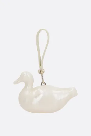 Pearl Duck bag in Perspex
