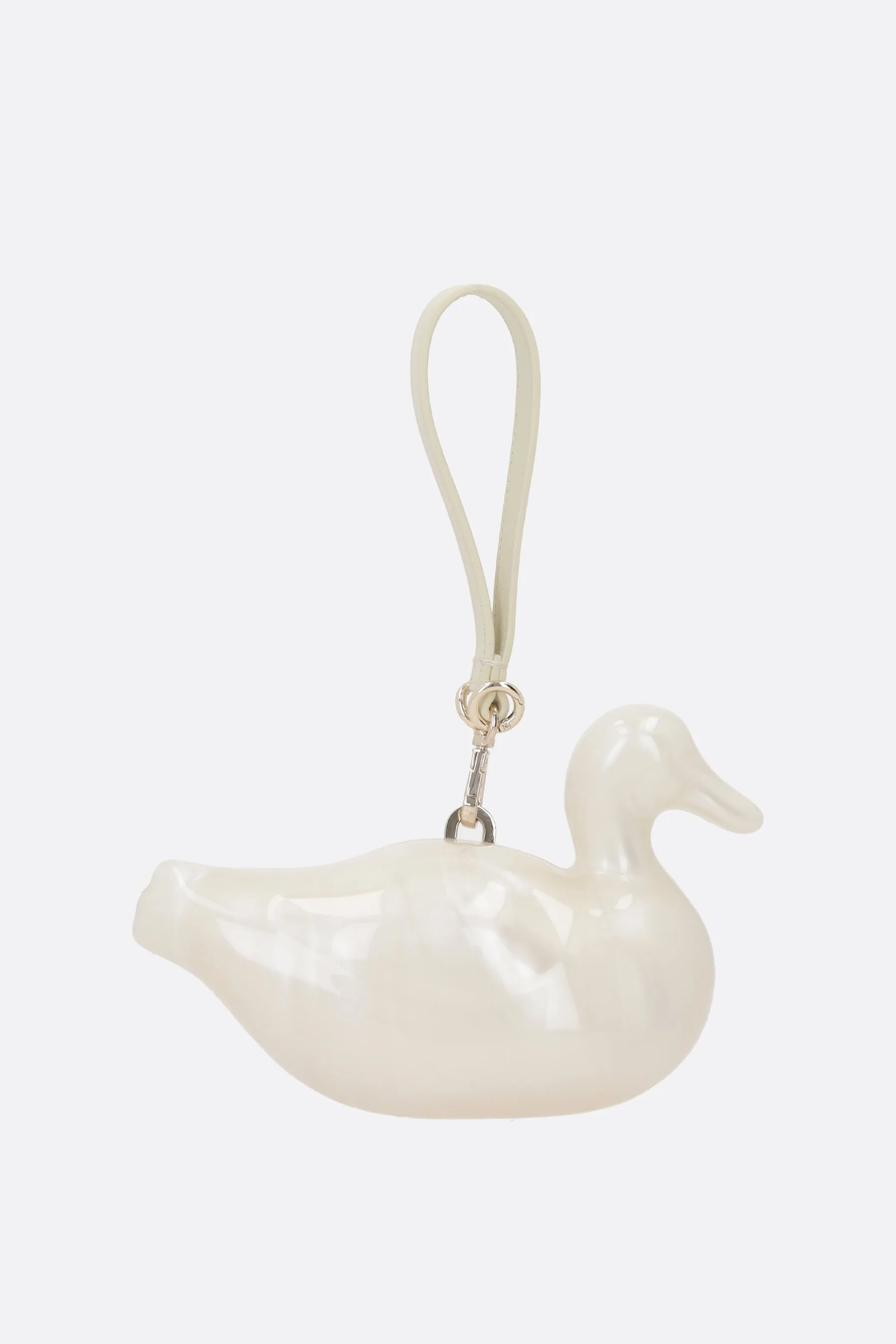 Pearl Duck bag in Perspex