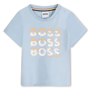 Persian Blue Overlay Logo T-Shirt