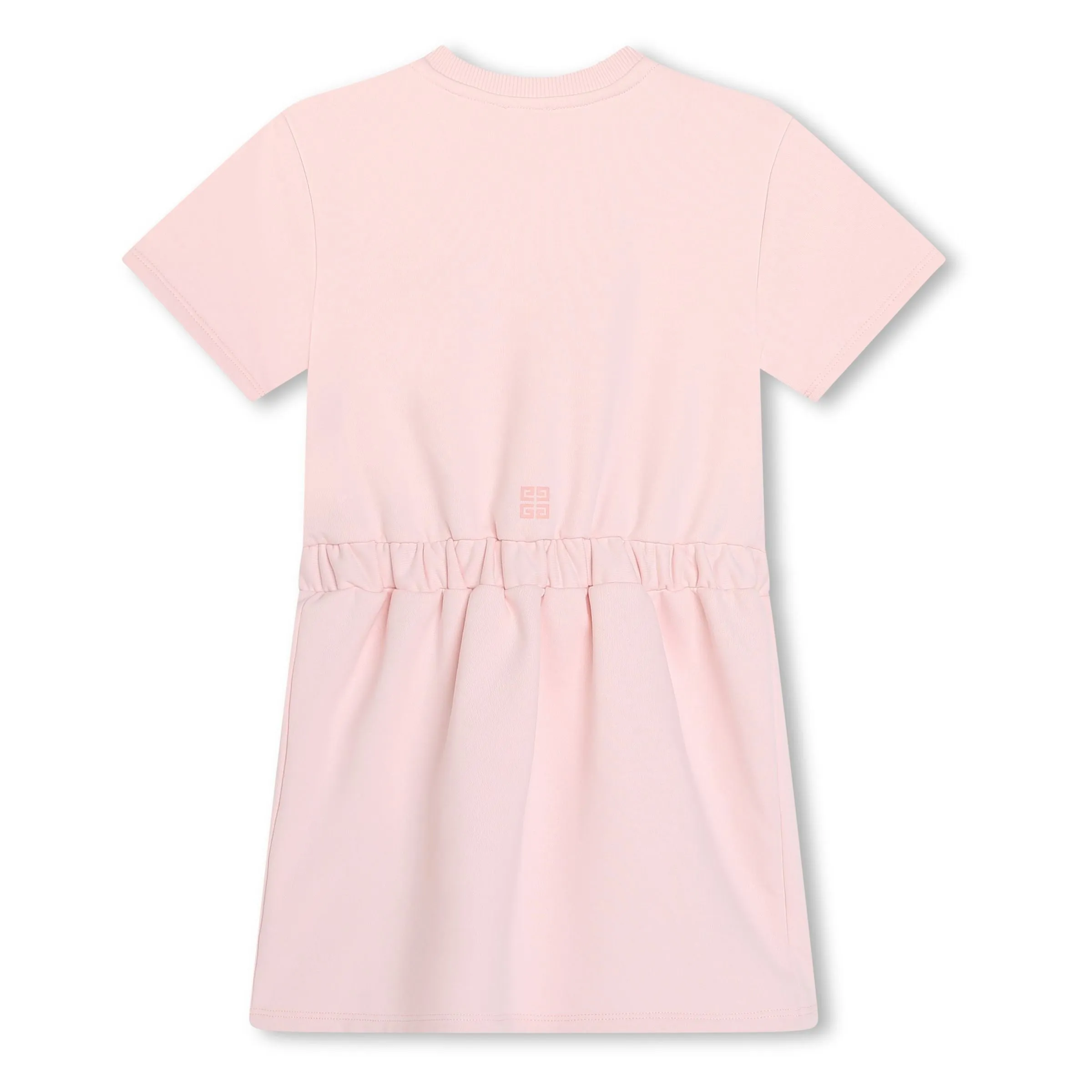 Pink Logo Print Ribbon Dress