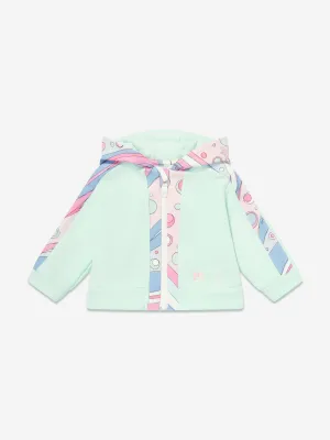 PUCCI Baby Girls Fontane Zip Up Top in Green