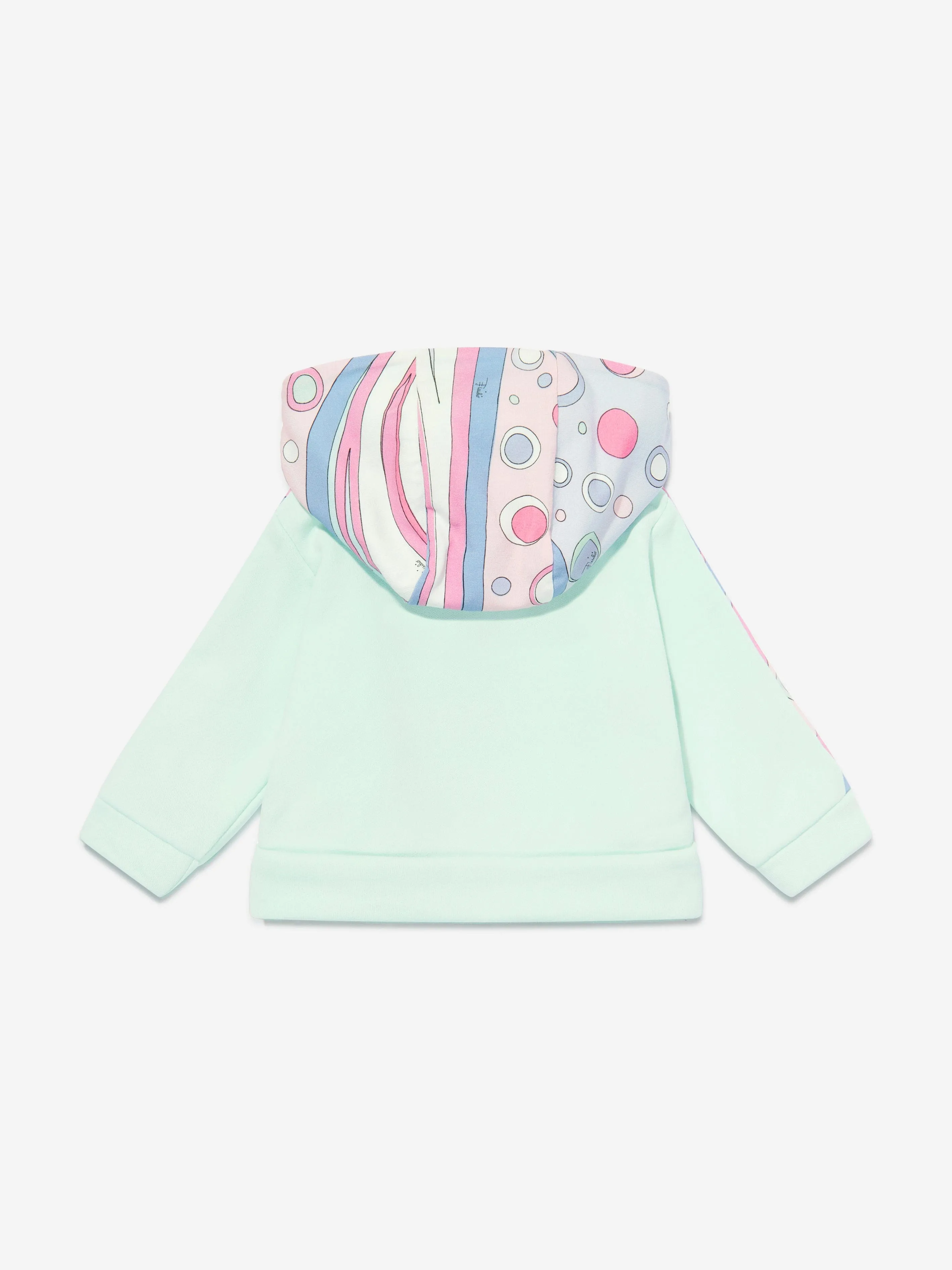 PUCCI Baby Girls Fontane Zip Up Top in Green