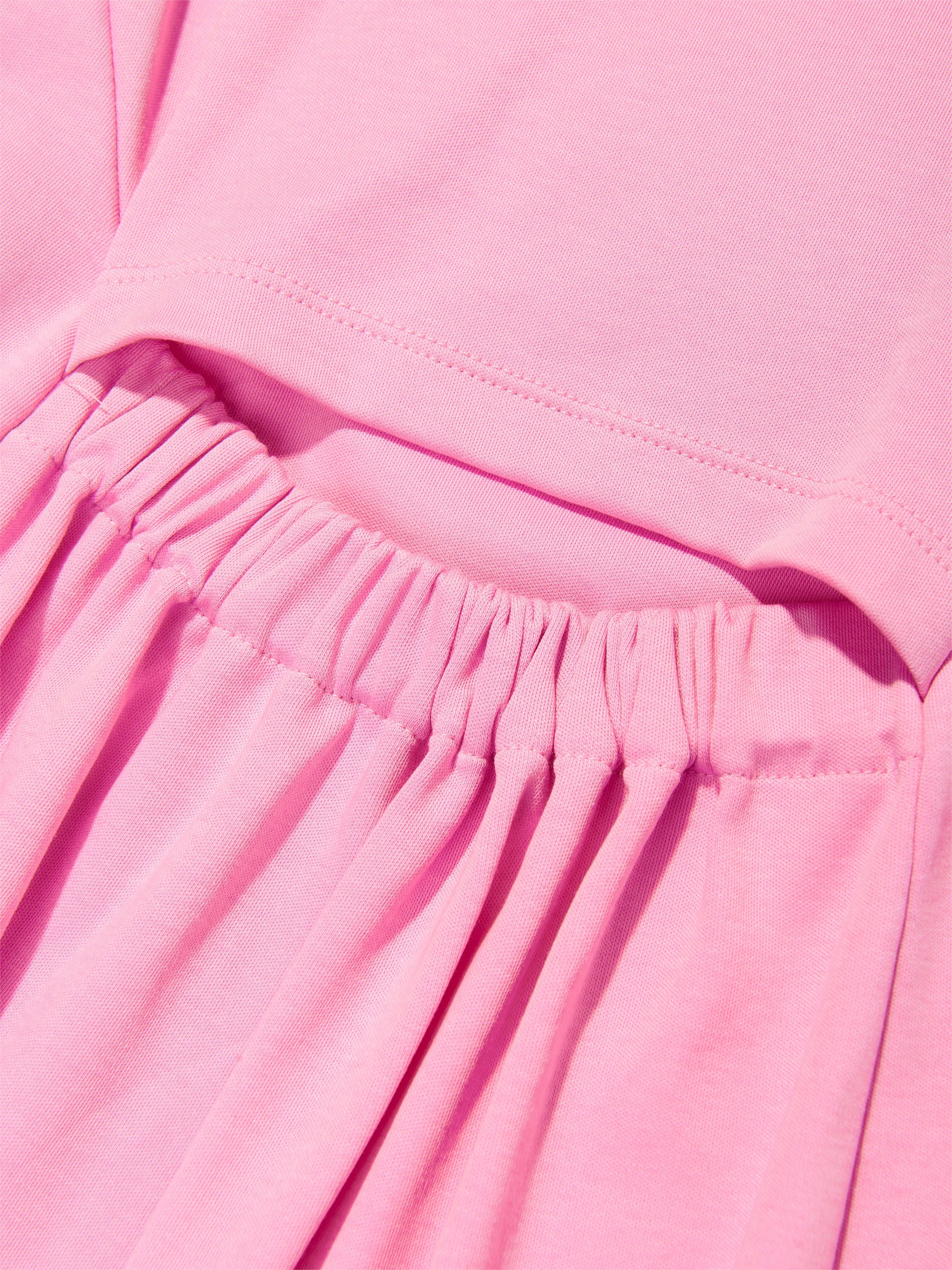 PUCCI Girls Logo Jersey Dress in Pink