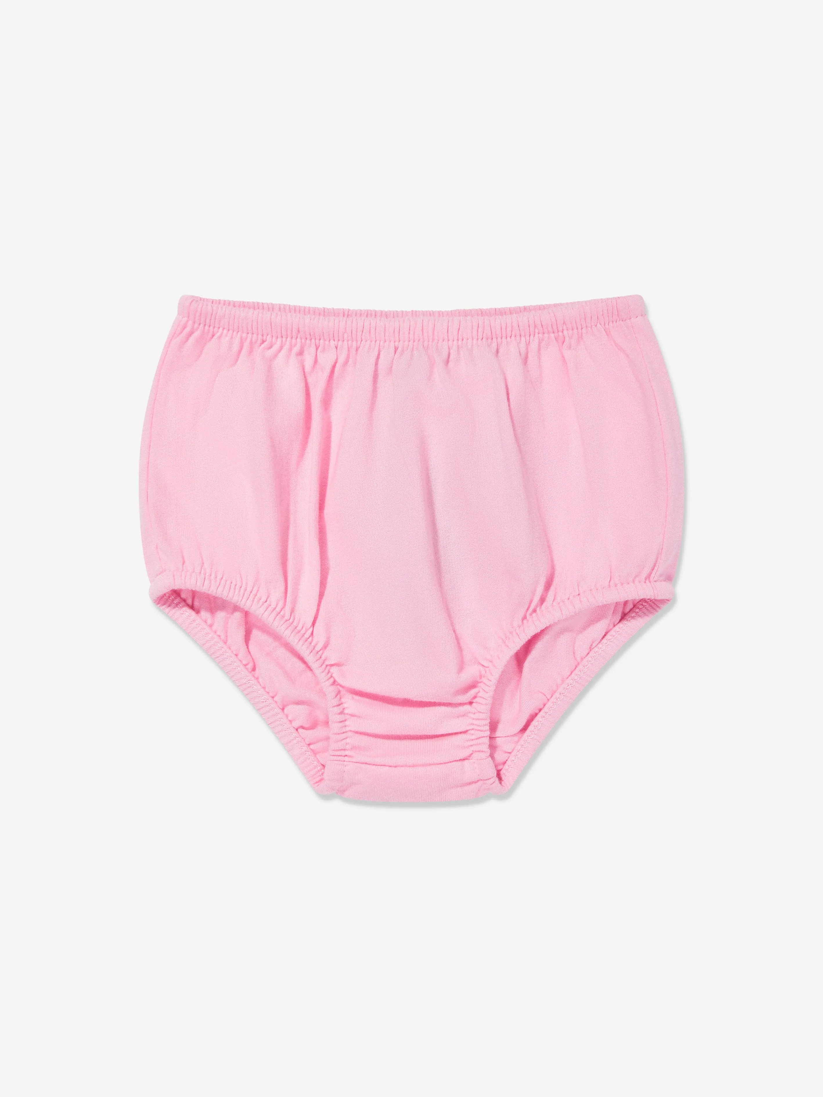 Ralph Lauren Baby Girls Striped Jersey Dress With Bloomers in Pink