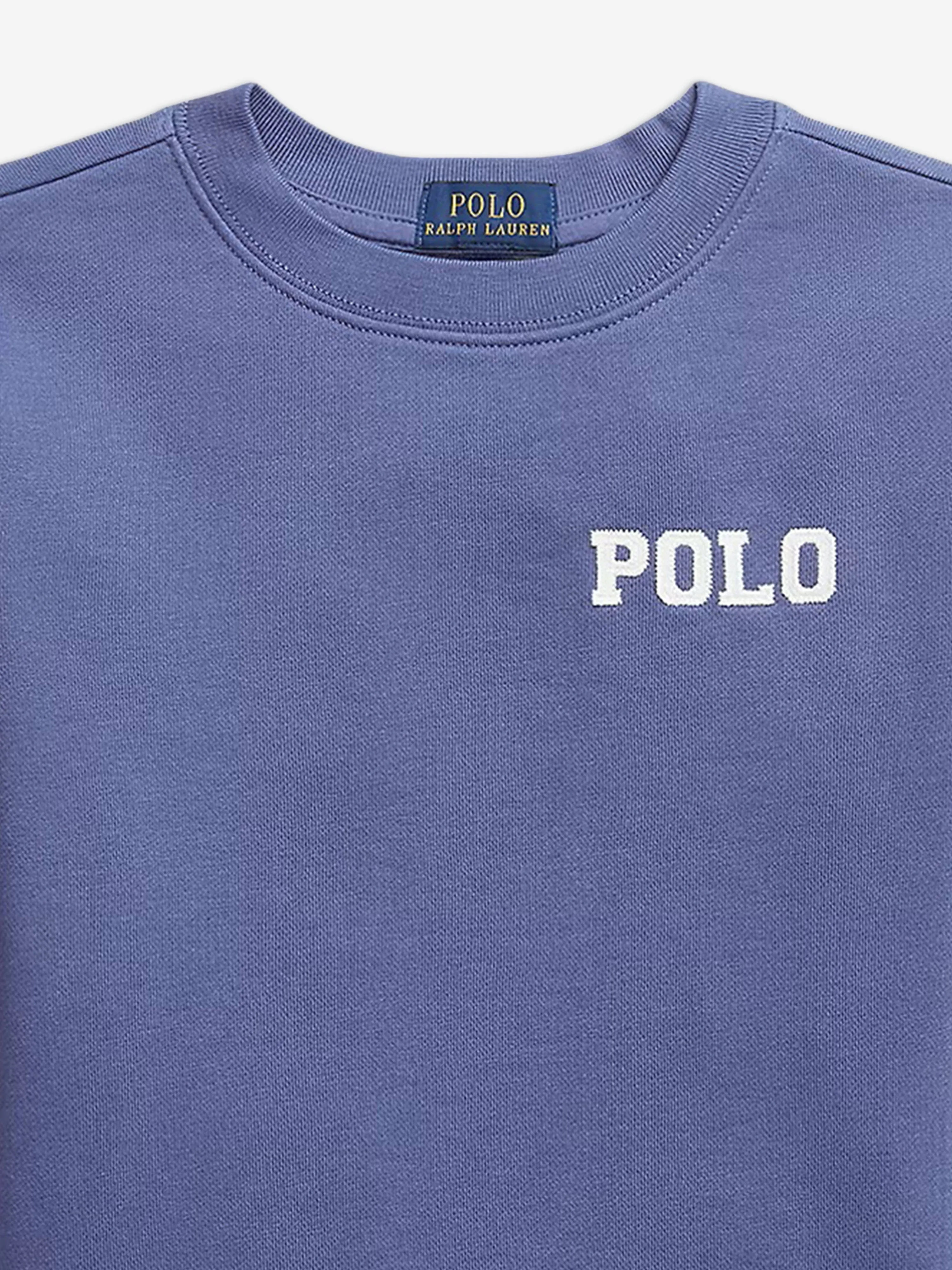 Ralph Lauren Boys Polo Sweatshirt in Blue