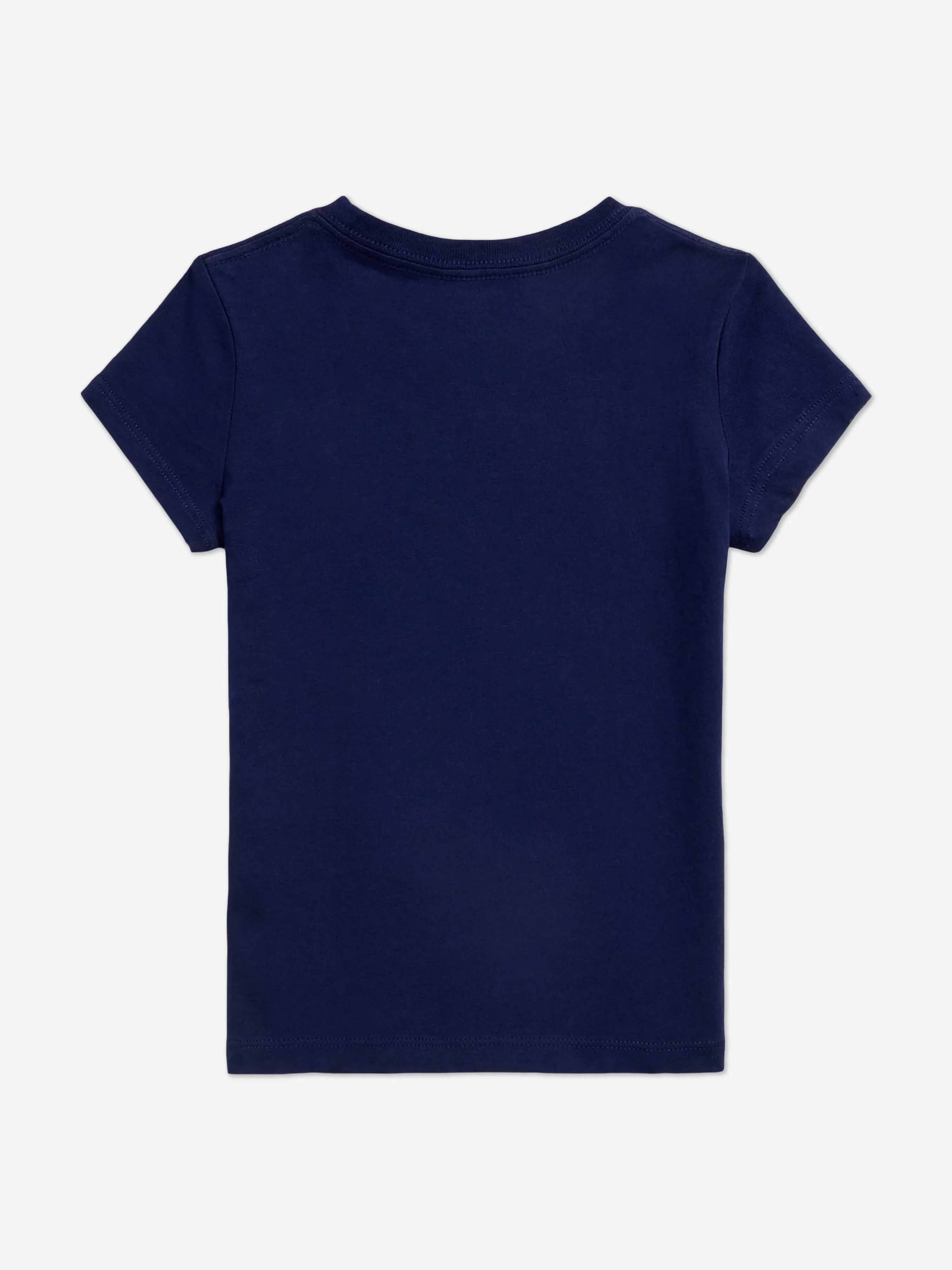 Ralph Lauren Girls Jersey Flag T-Shirt in Navy