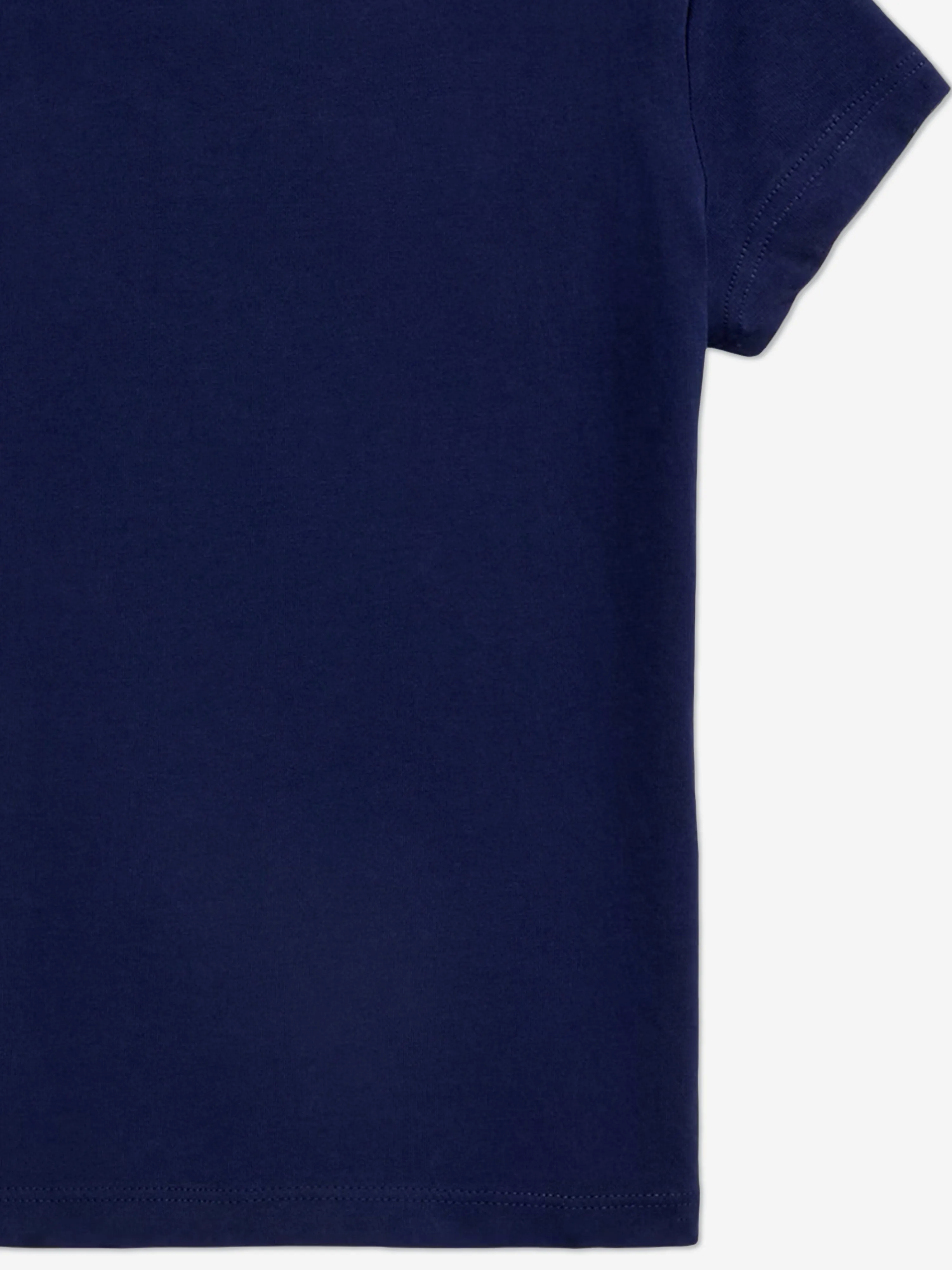 Ralph Lauren Girls Jersey Flag T-Shirt in Navy