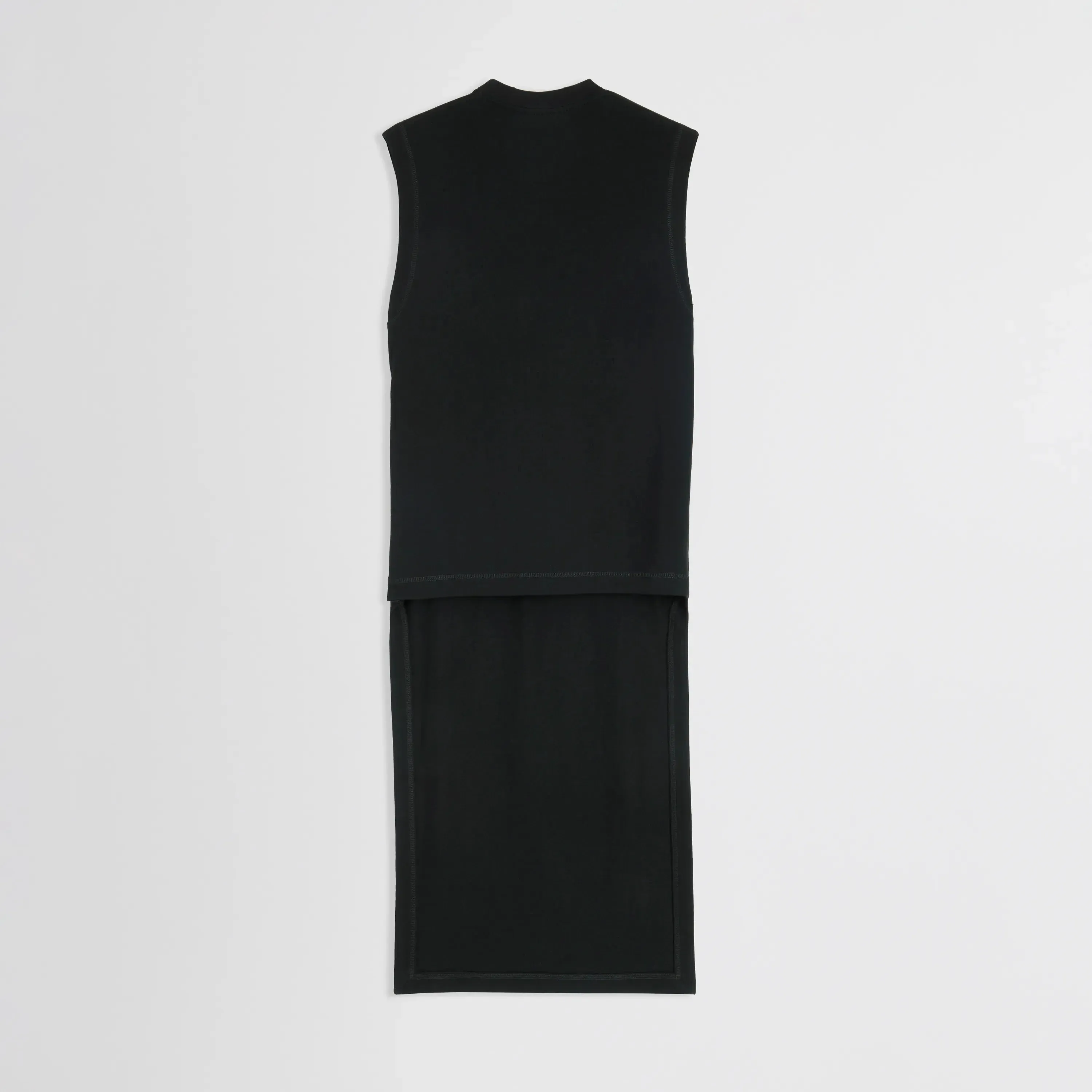 REVERSIBLE TRAIN TANK | black cotton