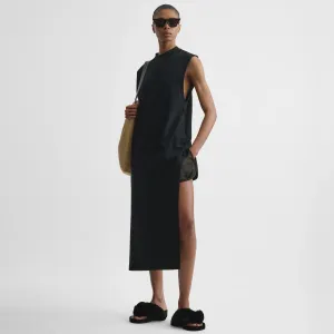 REVERSIBLE TRAIN TANK | black cotton
