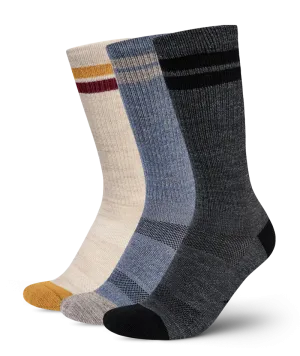 Roam Merino Crew Socks 3-Pack