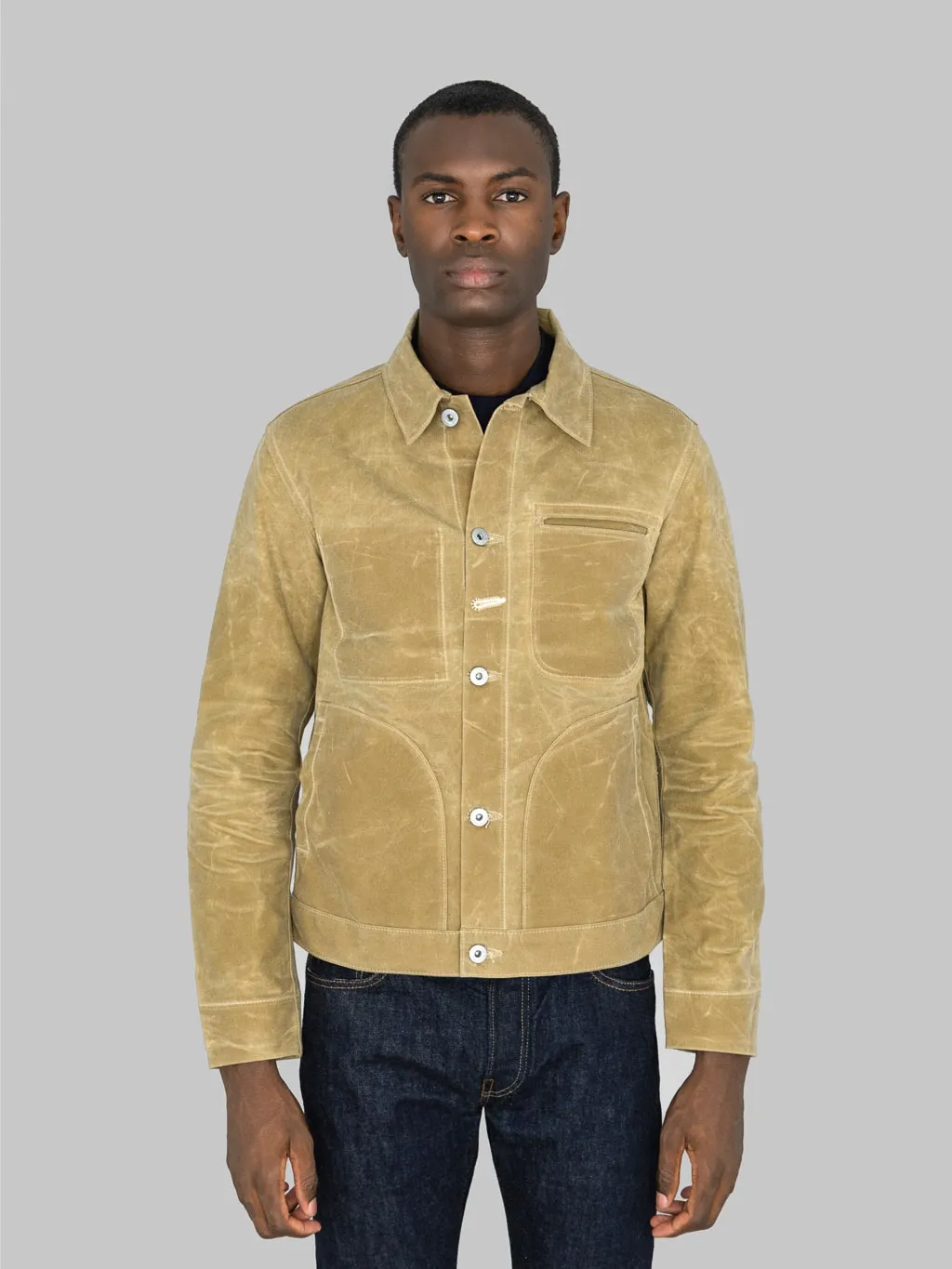 Rogue Territory Waxed Canvas Supply Jacket Tan Ridgeline