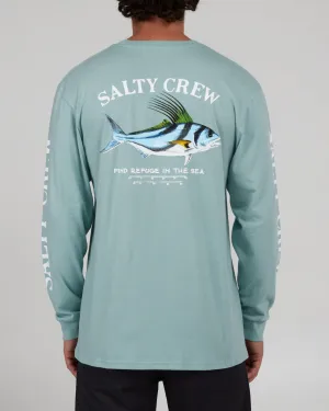 Rooster Premium L/S Tee - Mackerel