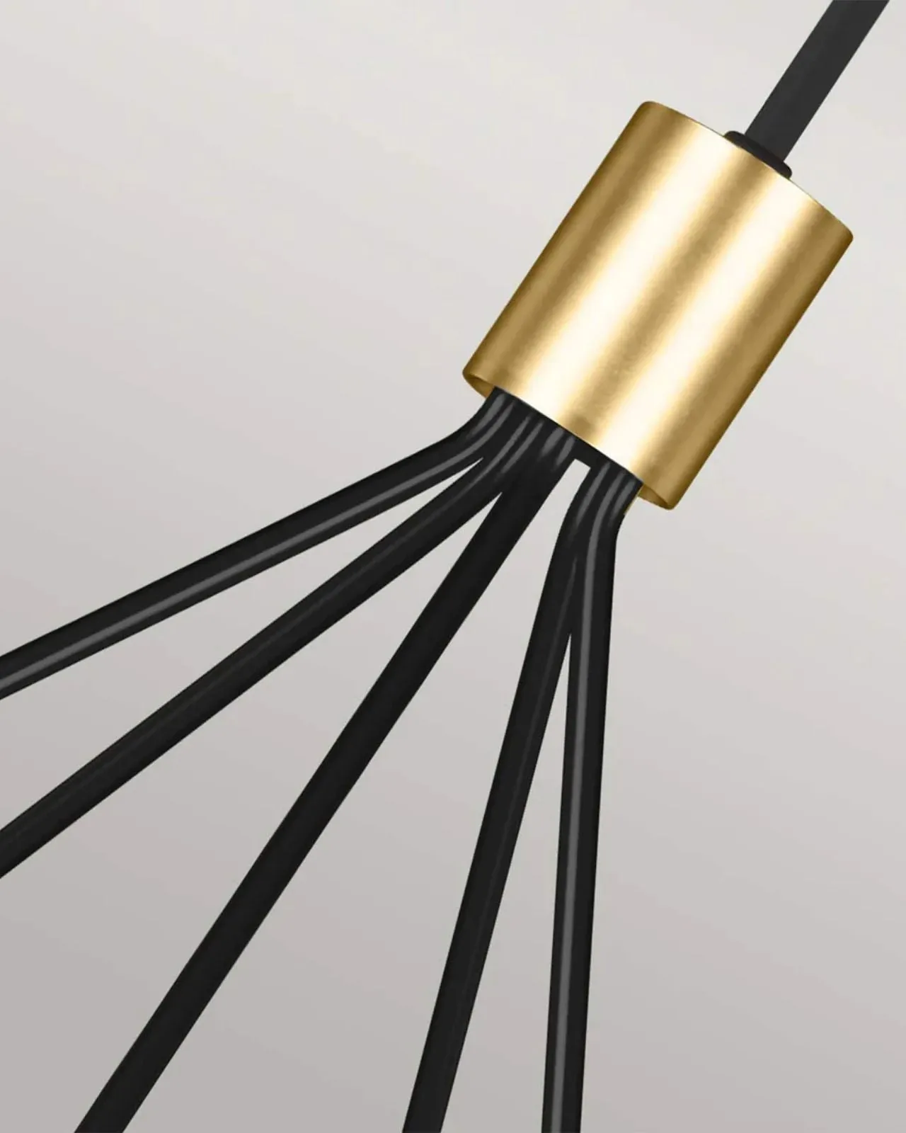 Sleek Nordic Accent Chandelier