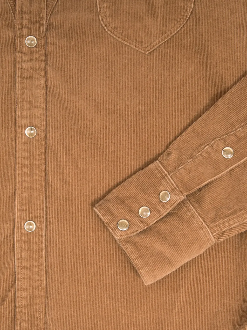 Stevenson Overall Co. Cody Shirt Beige Corduroy