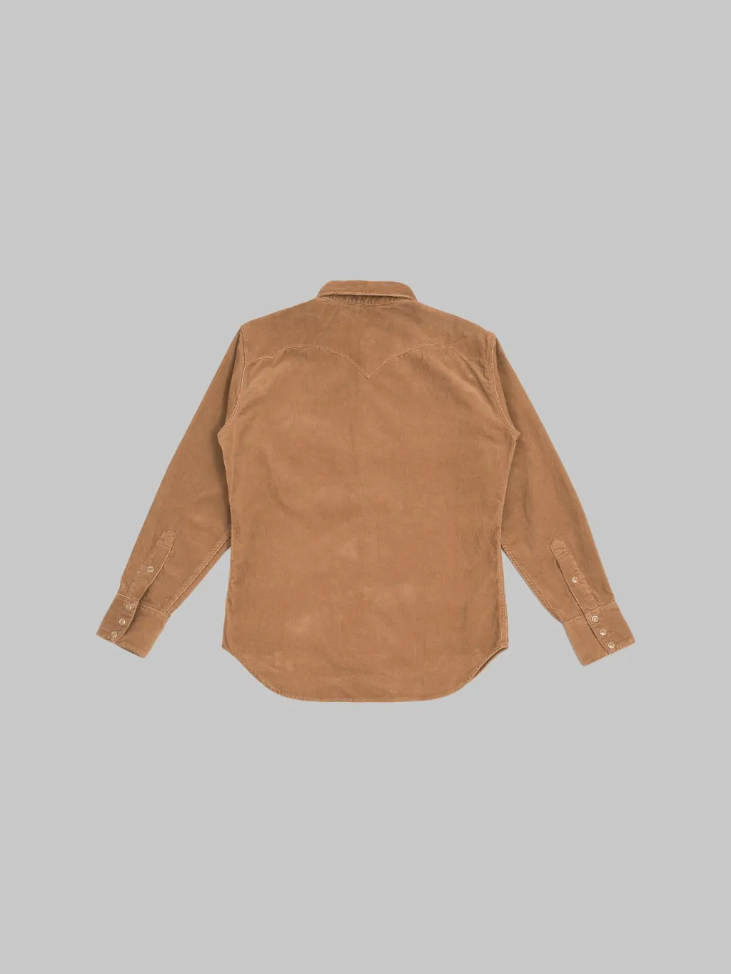 Stevenson Overall Co. Cody Shirt Beige Corduroy