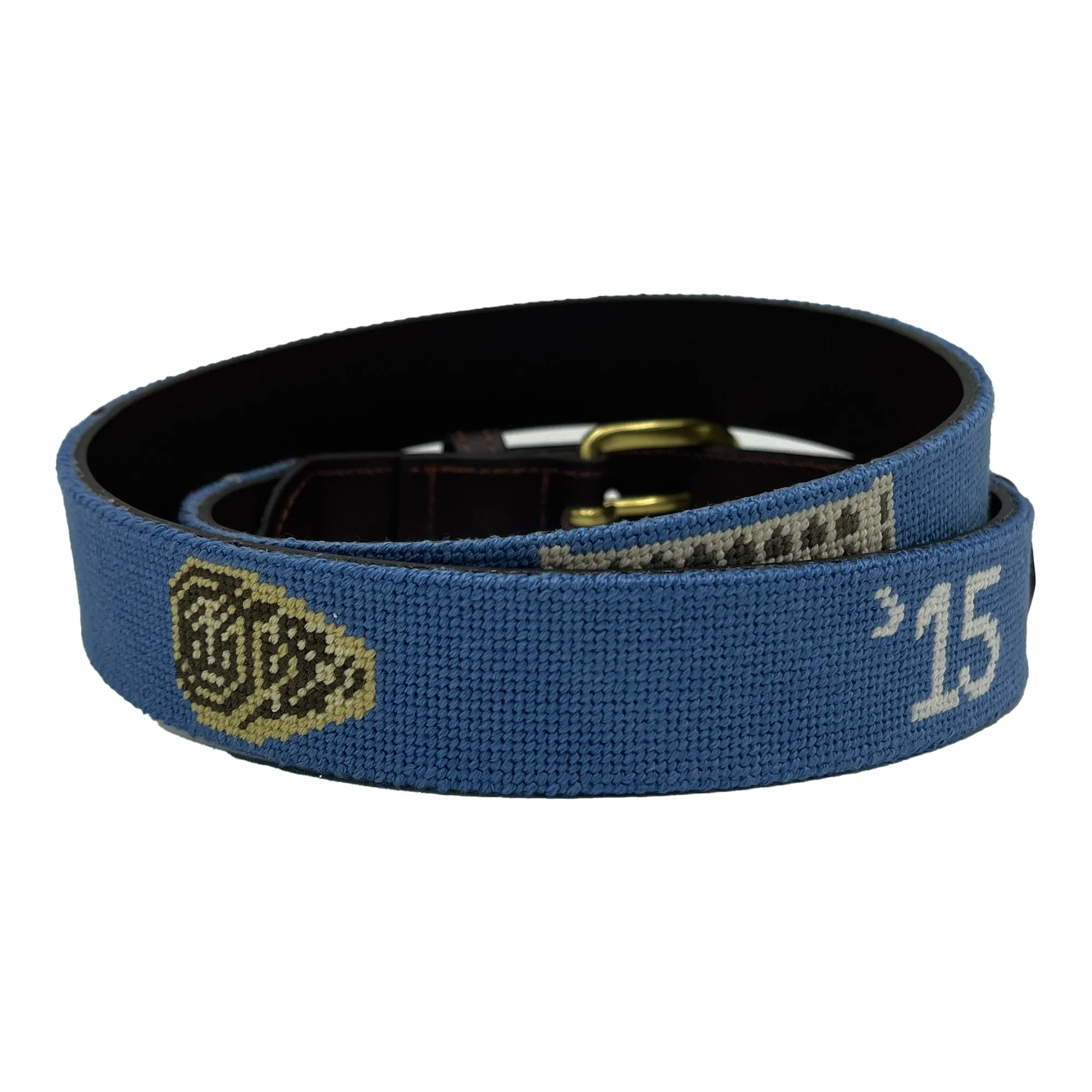 Stock Design - The Citadel Days - Officially Licensed - Hand-stitched Needlepoint Belt