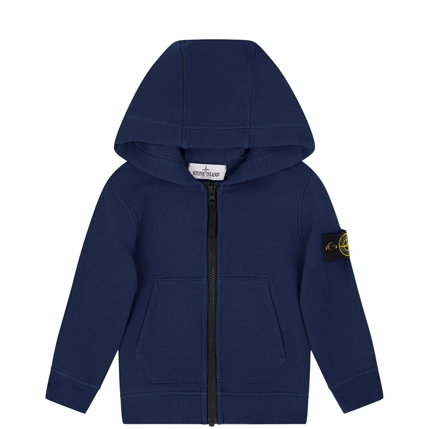 Stone Island Junior Navy Zip Hoodie