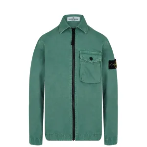 Stone Island Junior Zip Canvas Overshirt