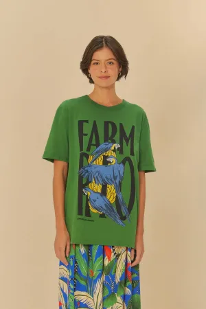 T-Shirt Media Farm Rio Arara Bananeira Verde Broto
