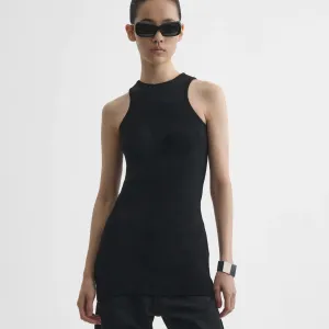 TANK TOP | black chenille