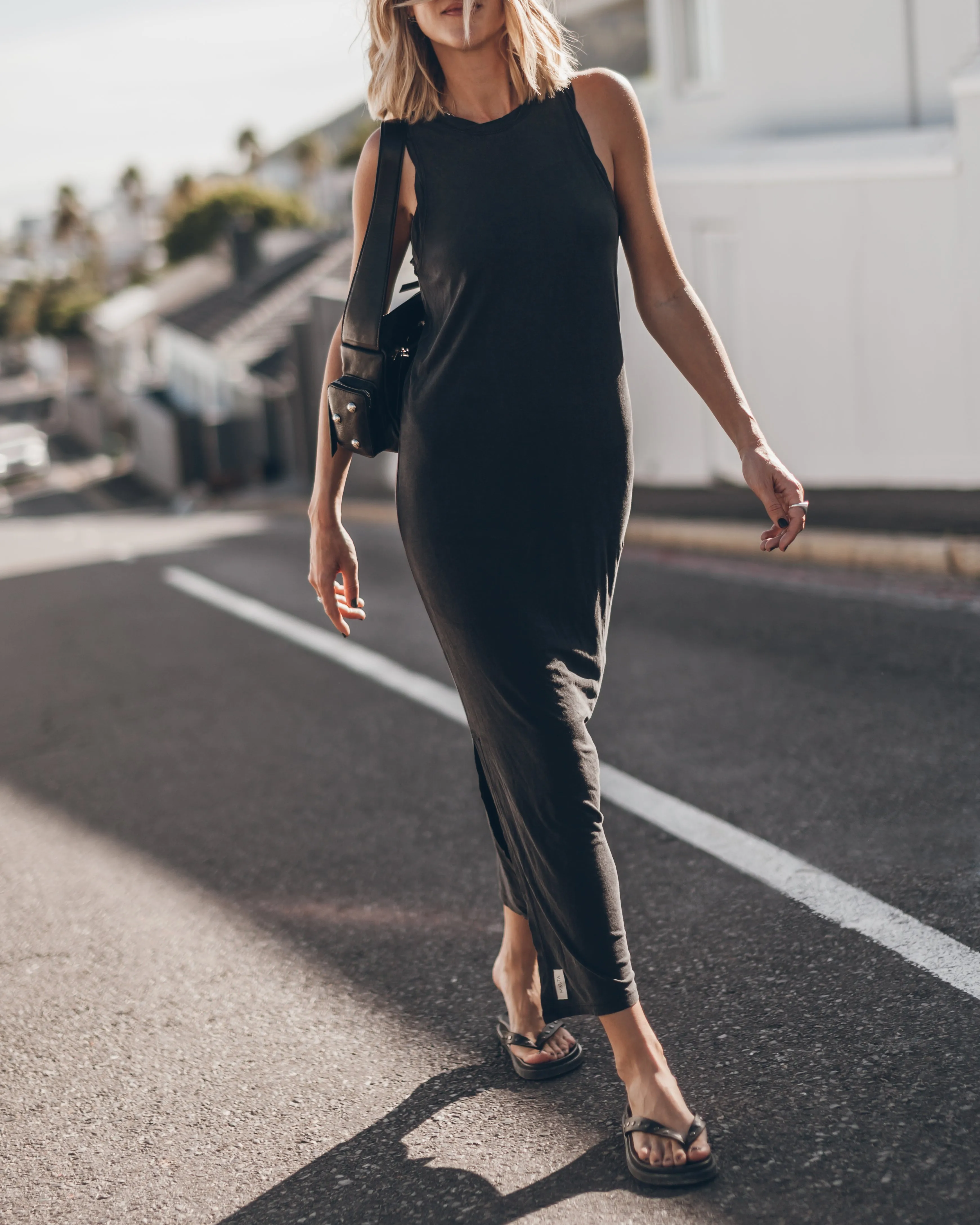 The Dark Long Tank Dress