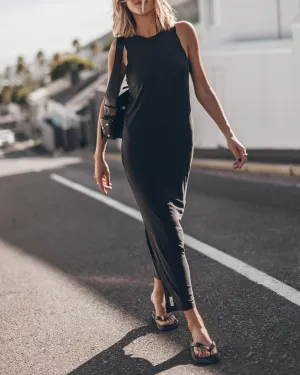 The Dark Long Tank Dress