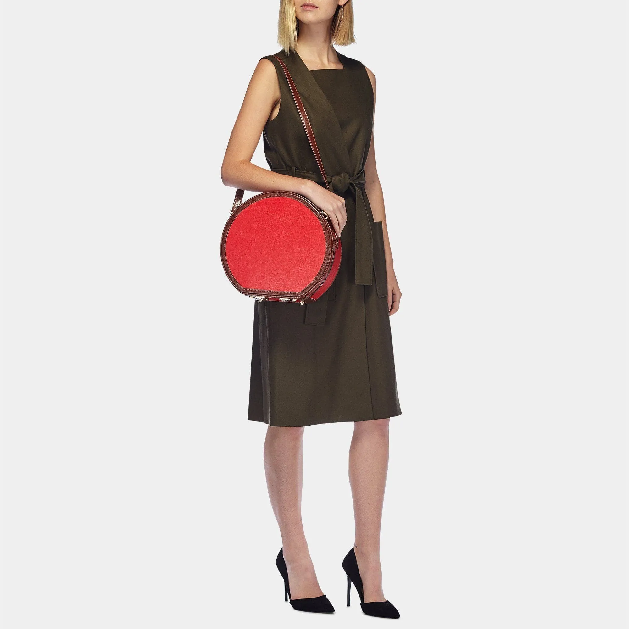 The Entrepreneur - Red Hatbox Small