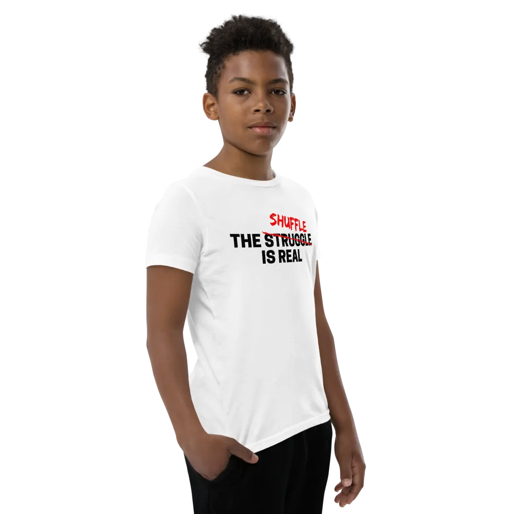 The Shuffle Is Real - Youth Short Sleeve T-Shirt