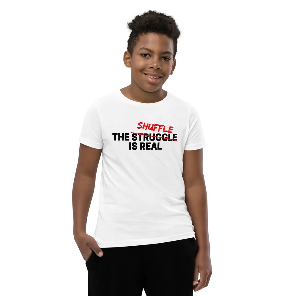 The Shuffle Is Real - Youth Short Sleeve T-Shirt