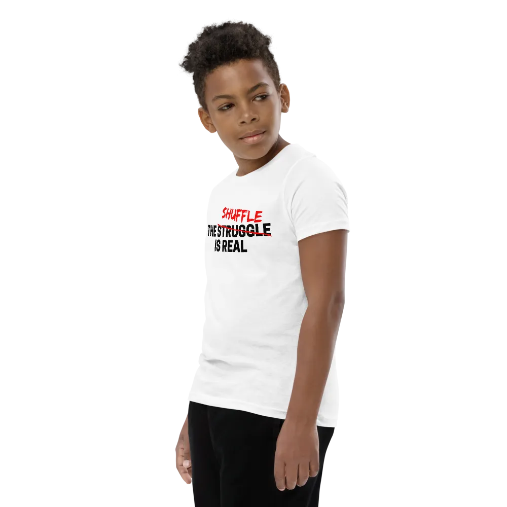 The Shuffle Is Real - Youth Short Sleeve T-Shirt
