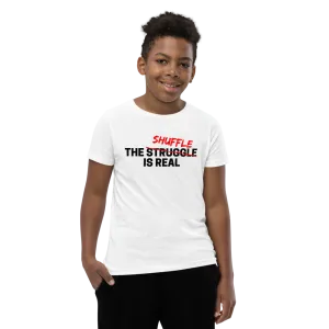 The Shuffle Is Real - Youth Short Sleeve T-Shirt