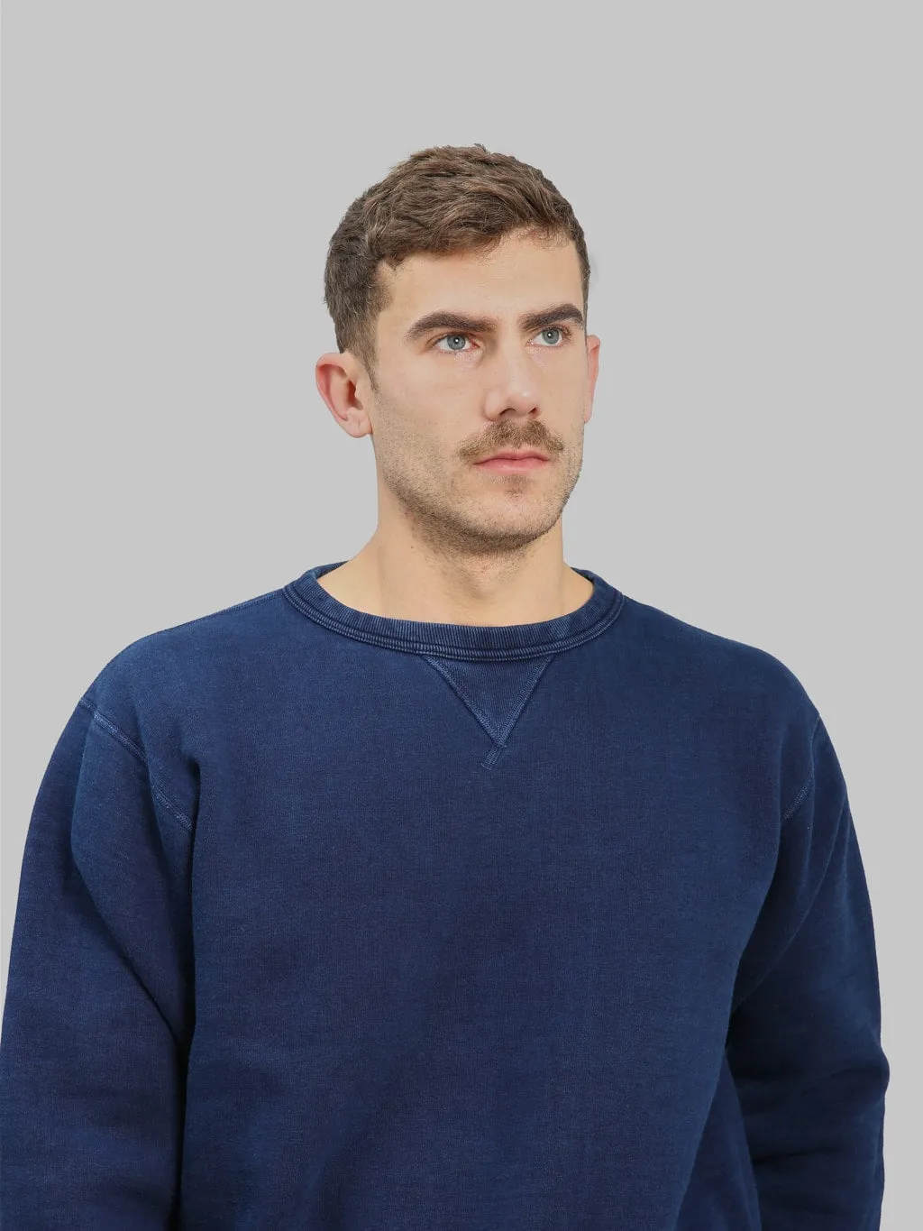 The Strike Gold Loopwheeled Sweatshirt Indigo