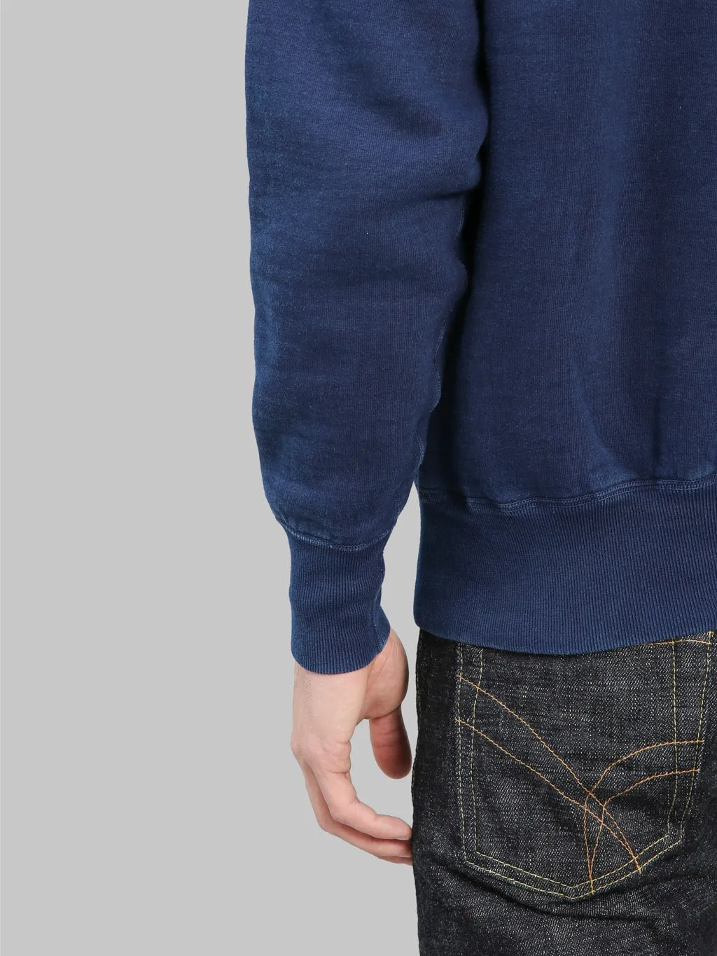 The Strike Gold Loopwheeled Sweatshirt Indigo