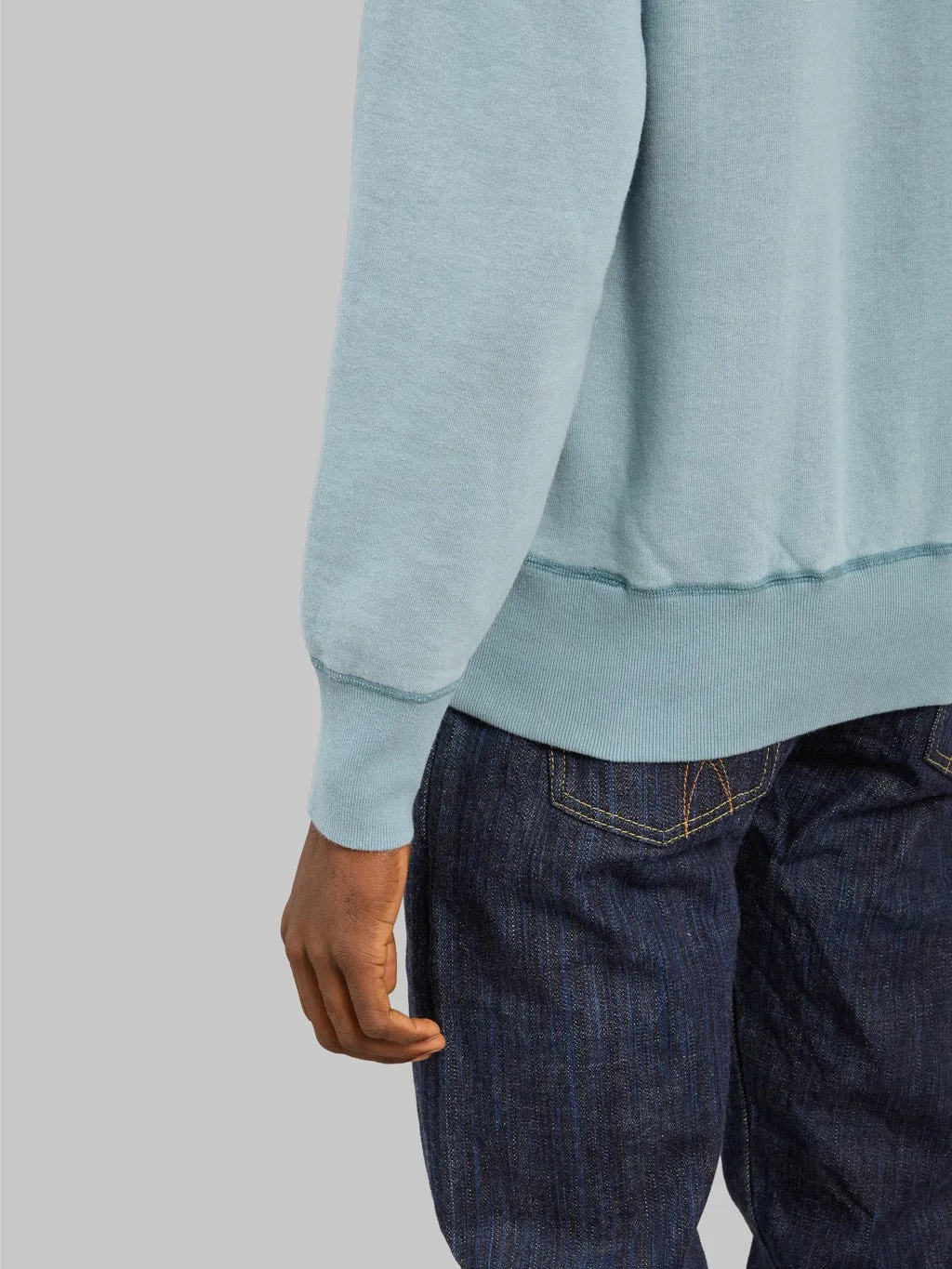 The Strike Gold Loopwheeled Sweatshirt Sax Blue