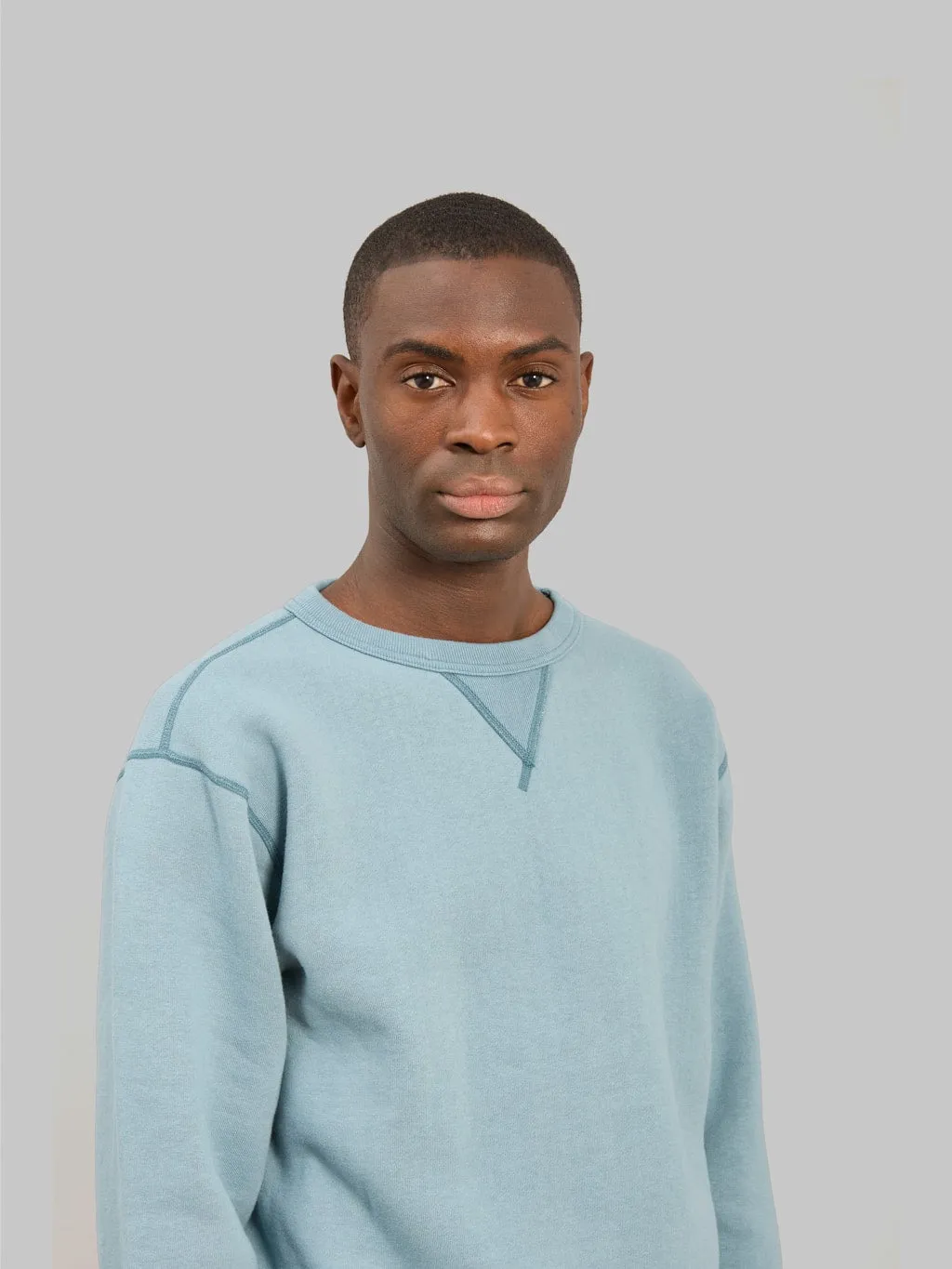 The Strike Gold Loopwheeled Sweatshirt Sax Blue