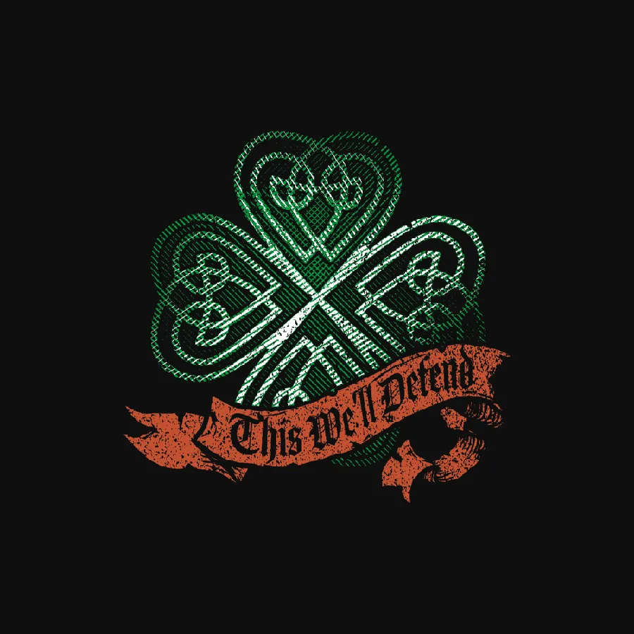 This We'll Defend Hoodie - Irish Colors