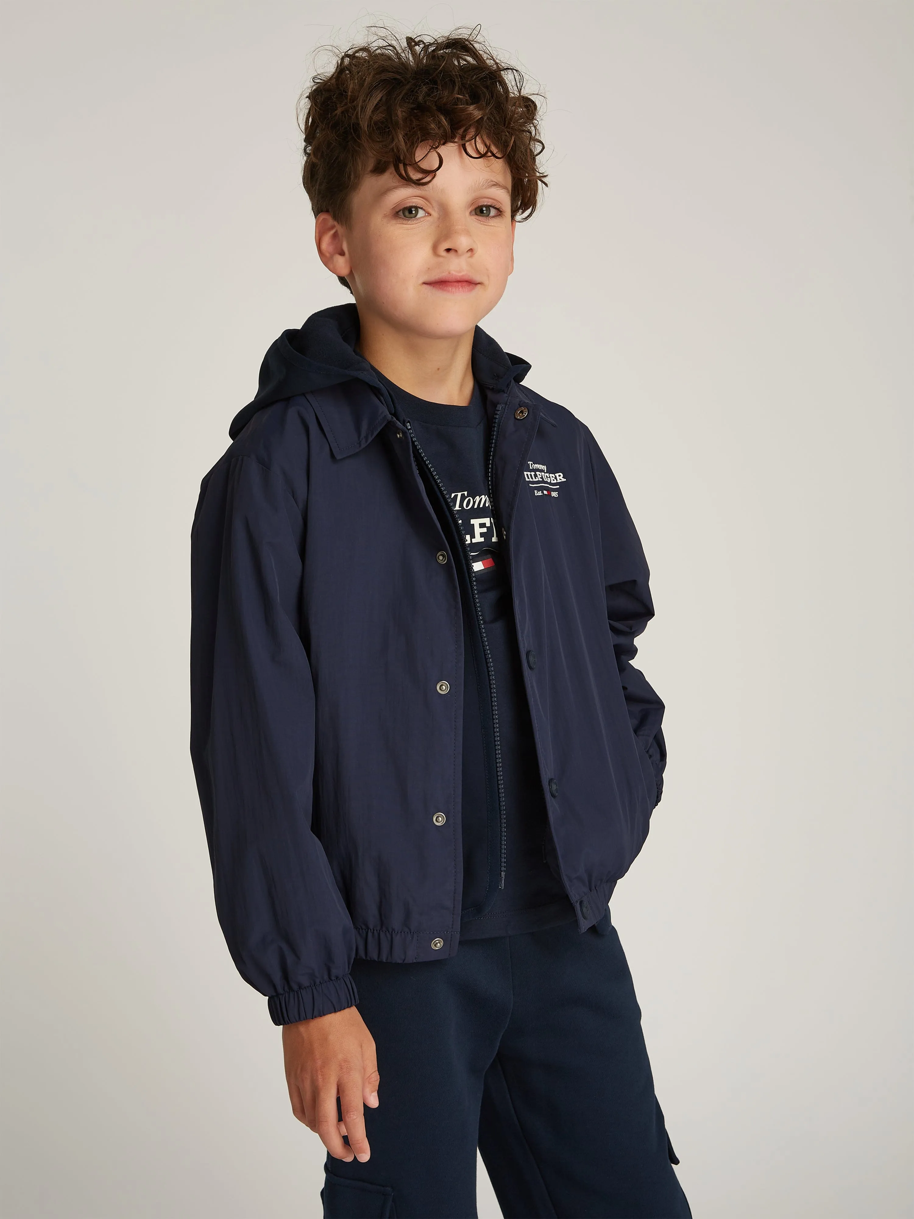 Tommy Hilfiger Boys Coach 3 in 1 Jacket in Black