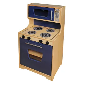 Toy Monaco Stove & Microwave Combo | Eco-Friendly Pretend Play Kitchen Accessory
