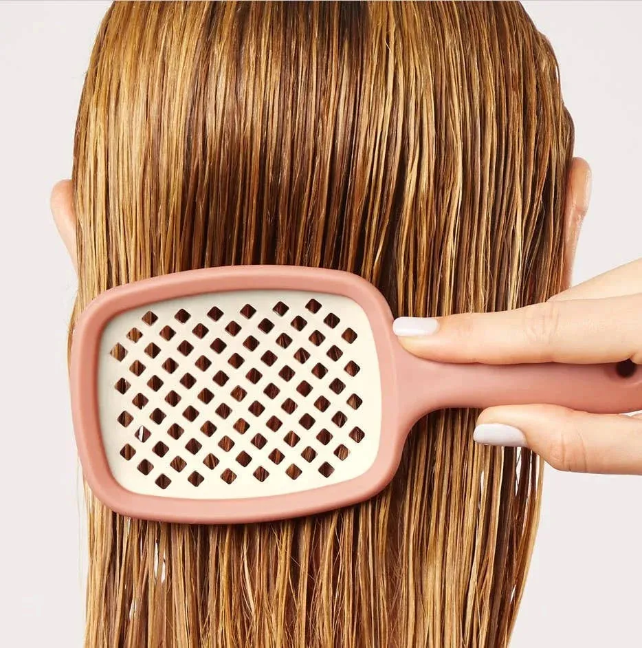 Vented Paddle Brush 1pc - Terracotta