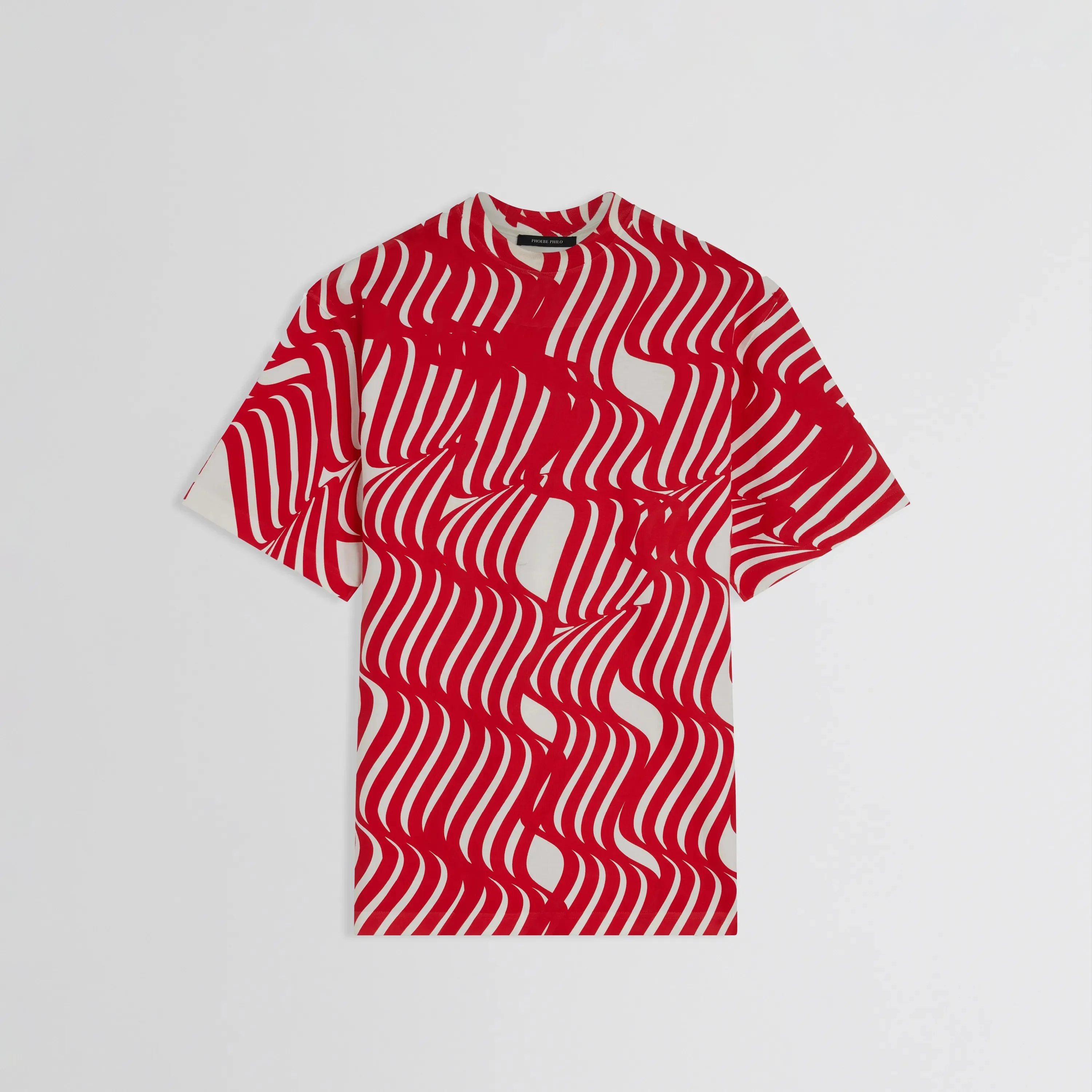 WAVE T-SHIRT | white cotton jersey
