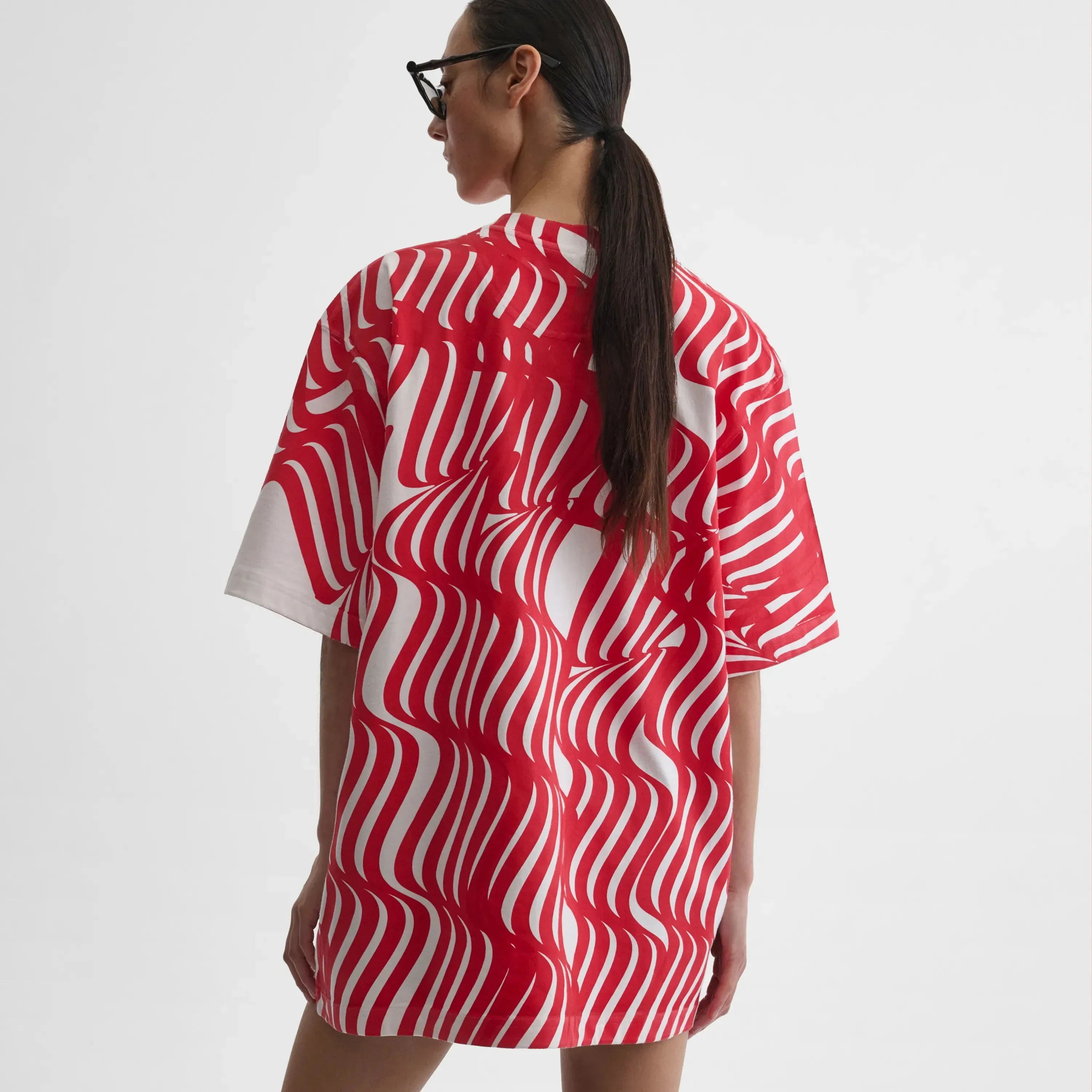 WAVE T-SHIRT | white cotton jersey