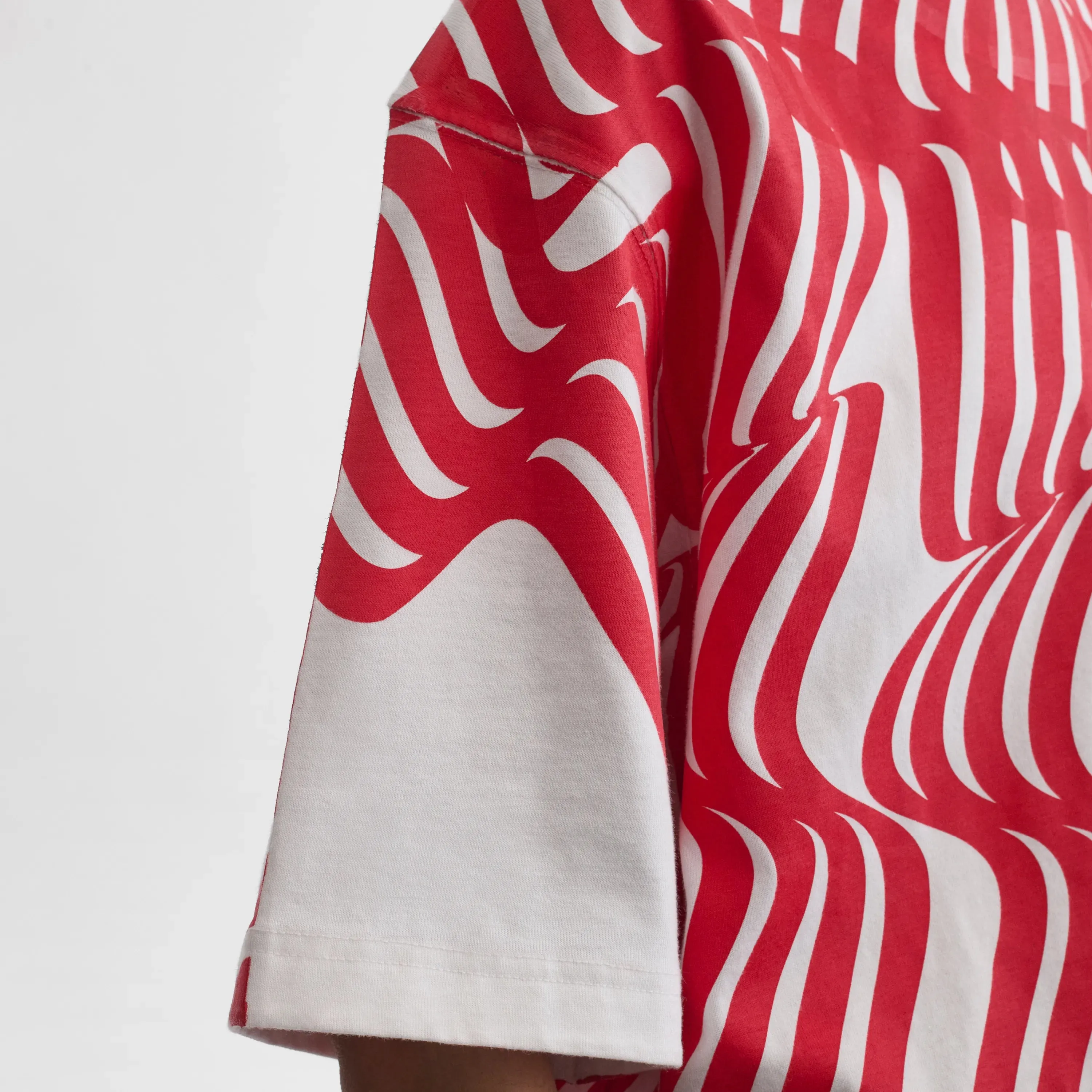 WAVE T-SHIRT | white cotton jersey