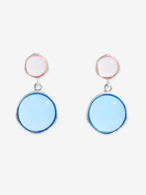 Westside Accessories Blue Stone Dangler Earrings