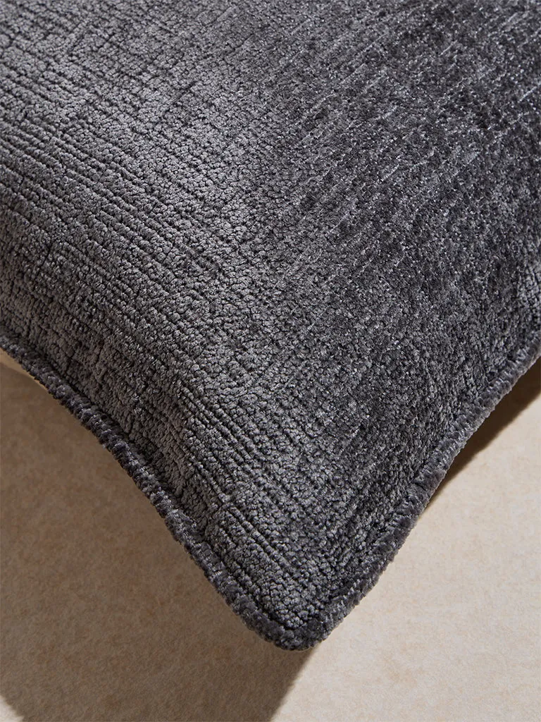 Westside Home Charcoal Chenille Cushion Cover