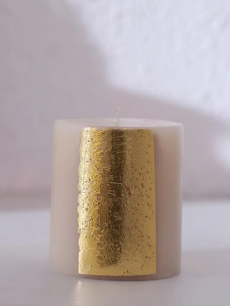 Westside Home Ivory Pillar Candle