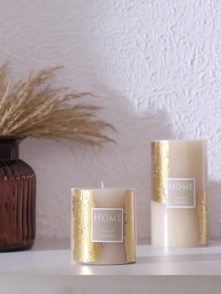 Westside Home Ivory Pillar Candle