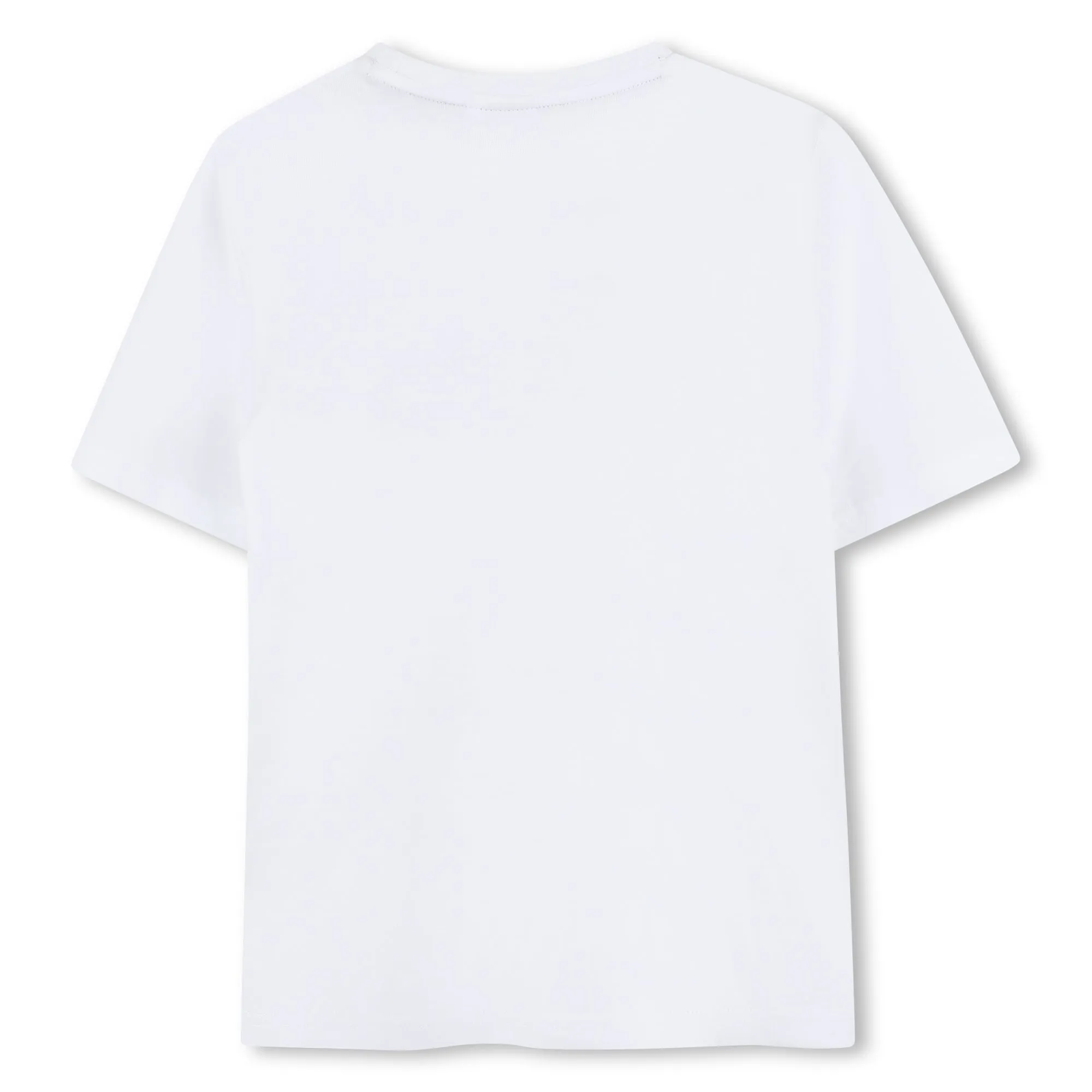 White Green Leaf Logo T-Shirt