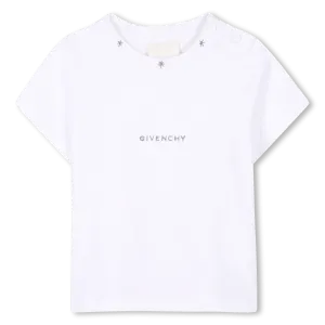 White Star Neckline T-Shirt